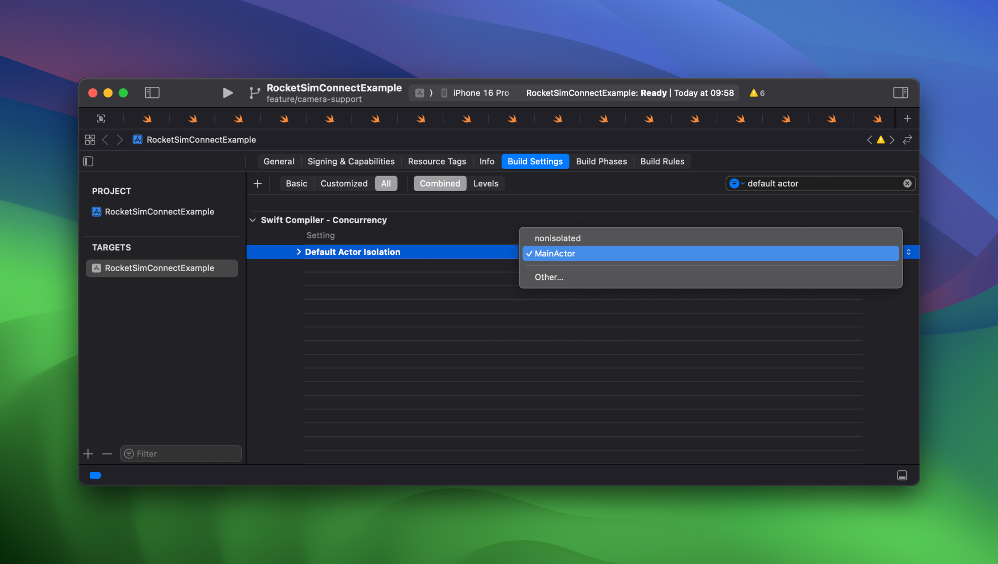 You can change the default actor isolation inside Xcode's build settings.